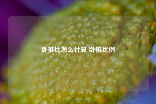 卧推比怎么计算 卧推比例