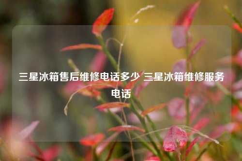 三星冰箱售后维修电话多少 三星冰箱维修服务电话