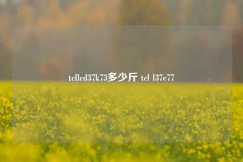 tcllcd37k73多少斤 tcl l37e77