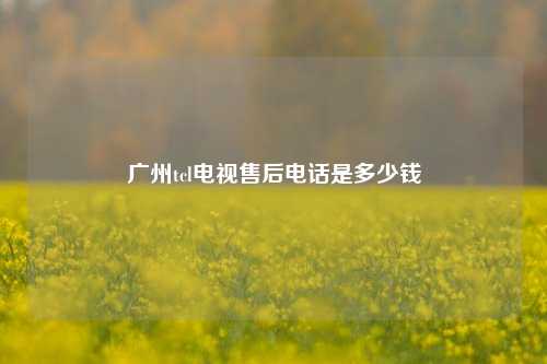 广州tcl电视售后电话是多少钱
