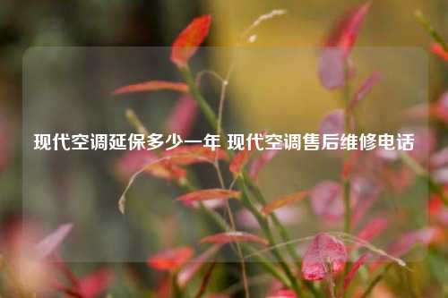 现代空调延保多少一年 现代空调售后维修电话