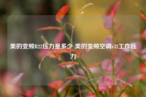 美的变频R22压力是多少 美的变频空调r32工作压力